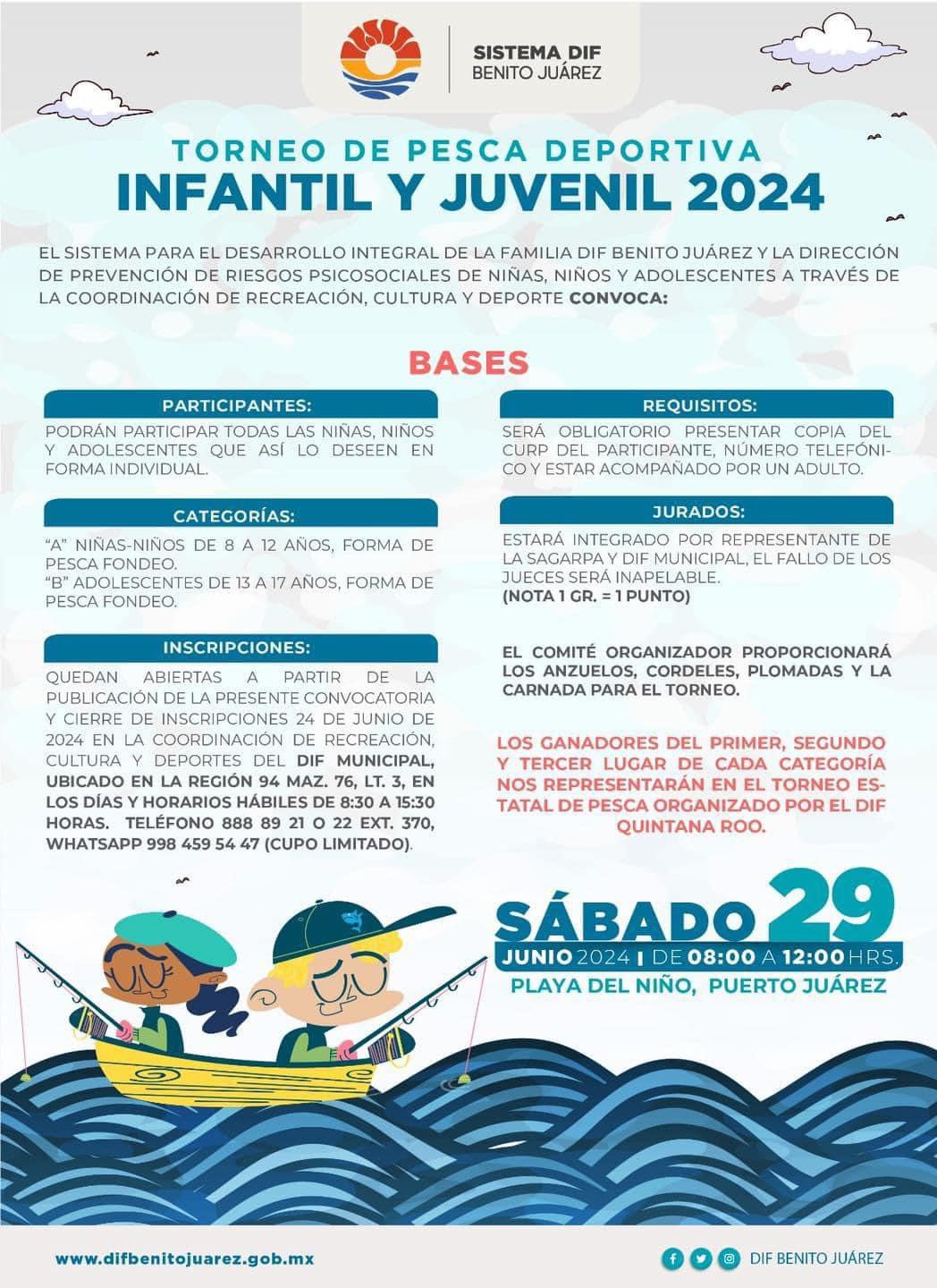 Torneo de Pesca Deportiva infantil y juvenil 2024
