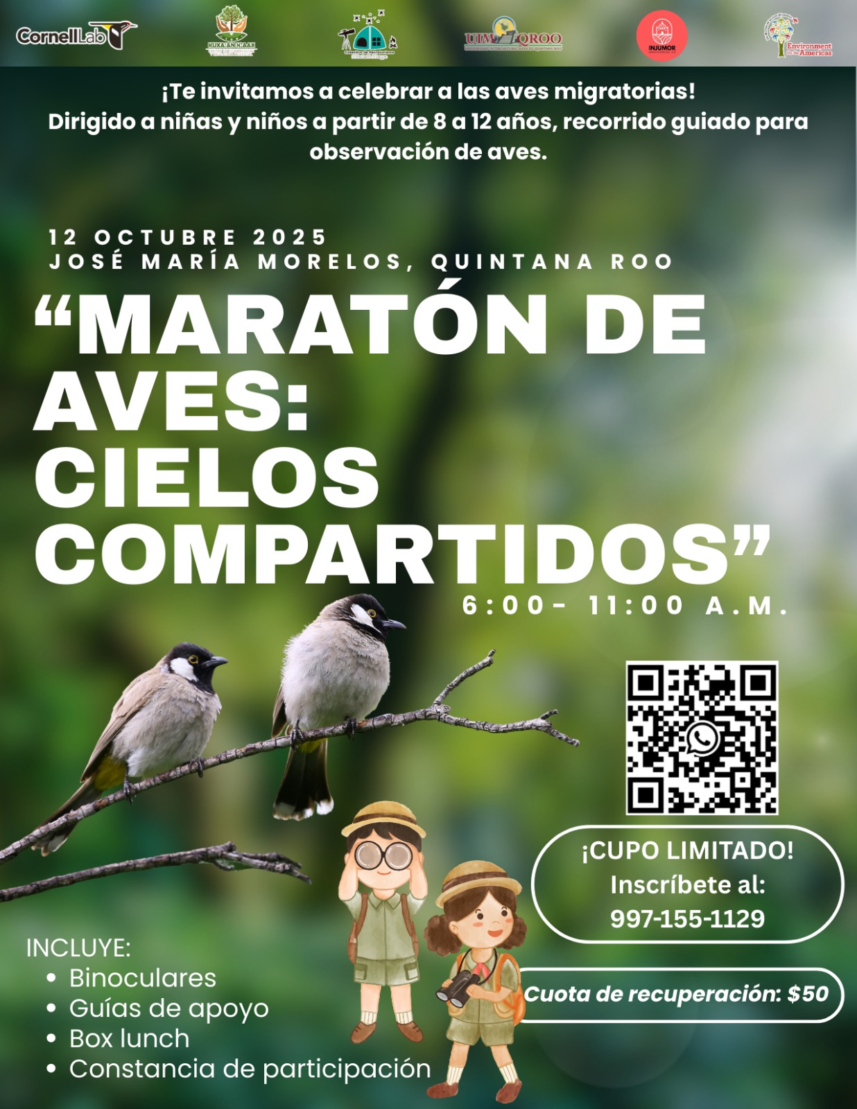 Maratón de aves: Cielos Compartidos image