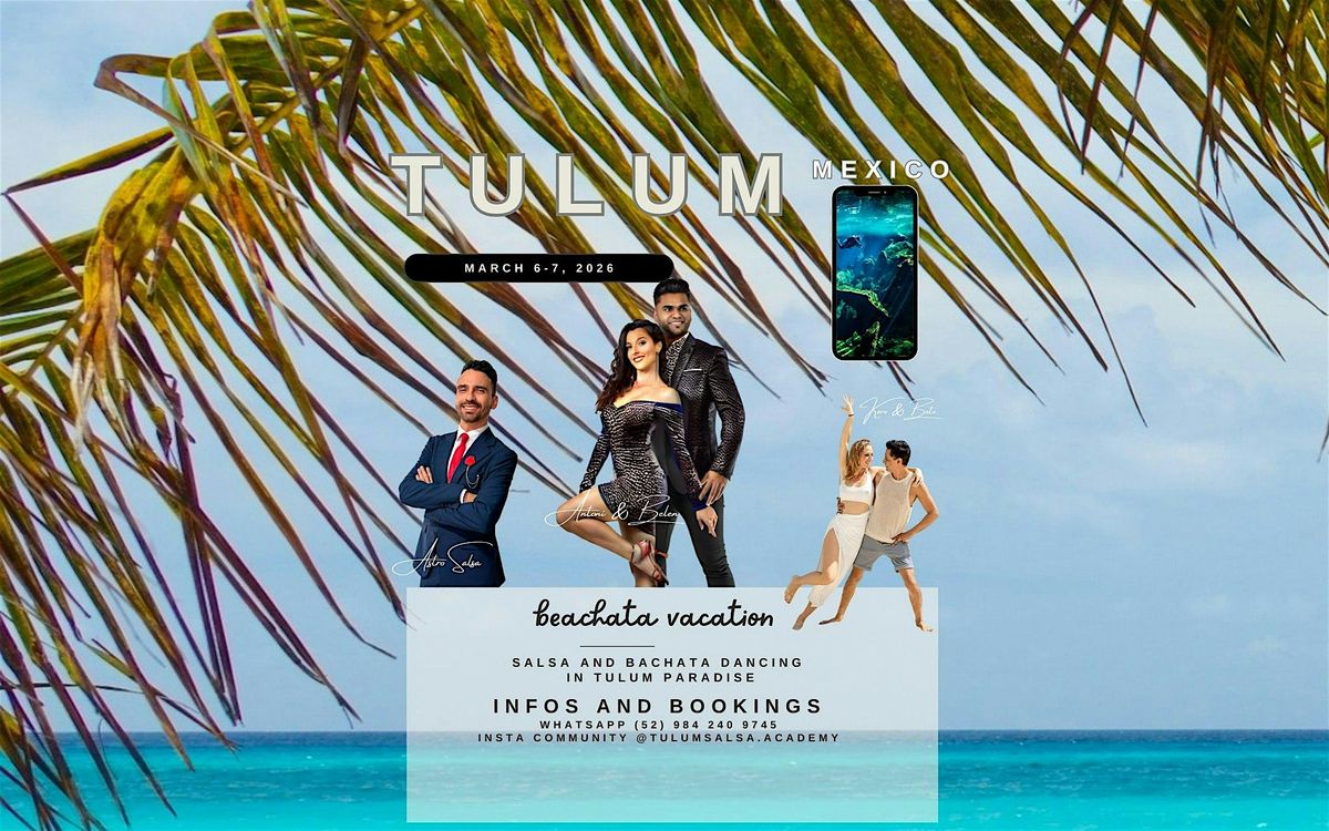 Clase Magistral Tulum Beachata: Salsa y Bachata image