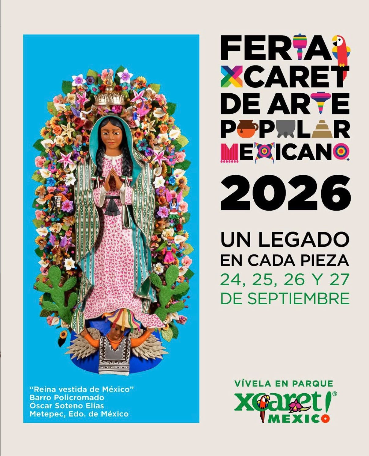 Feria Xcaret de Arte Popular Mexicano 2026