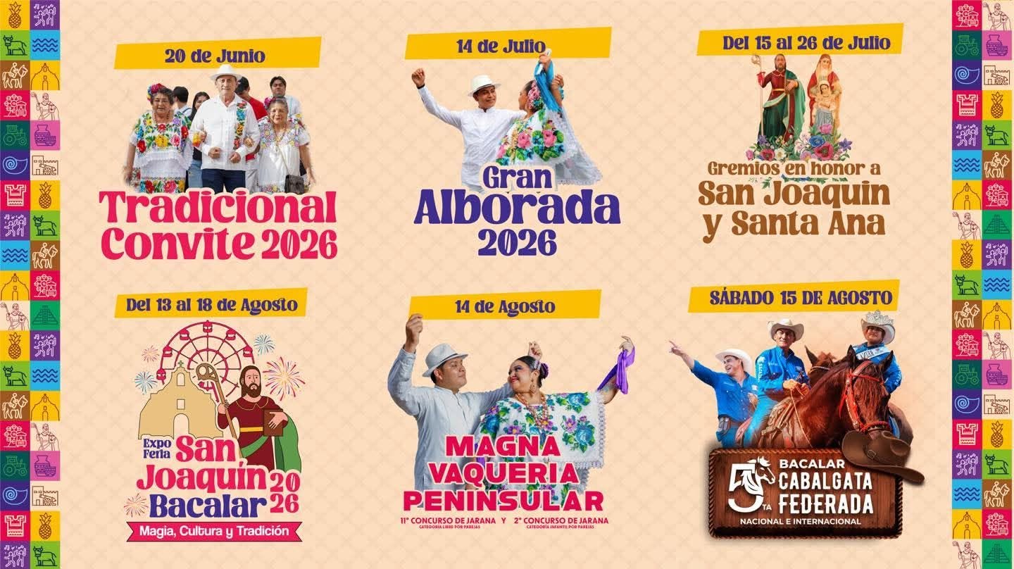Expo Feria de San Joaquín Bacalar 2026