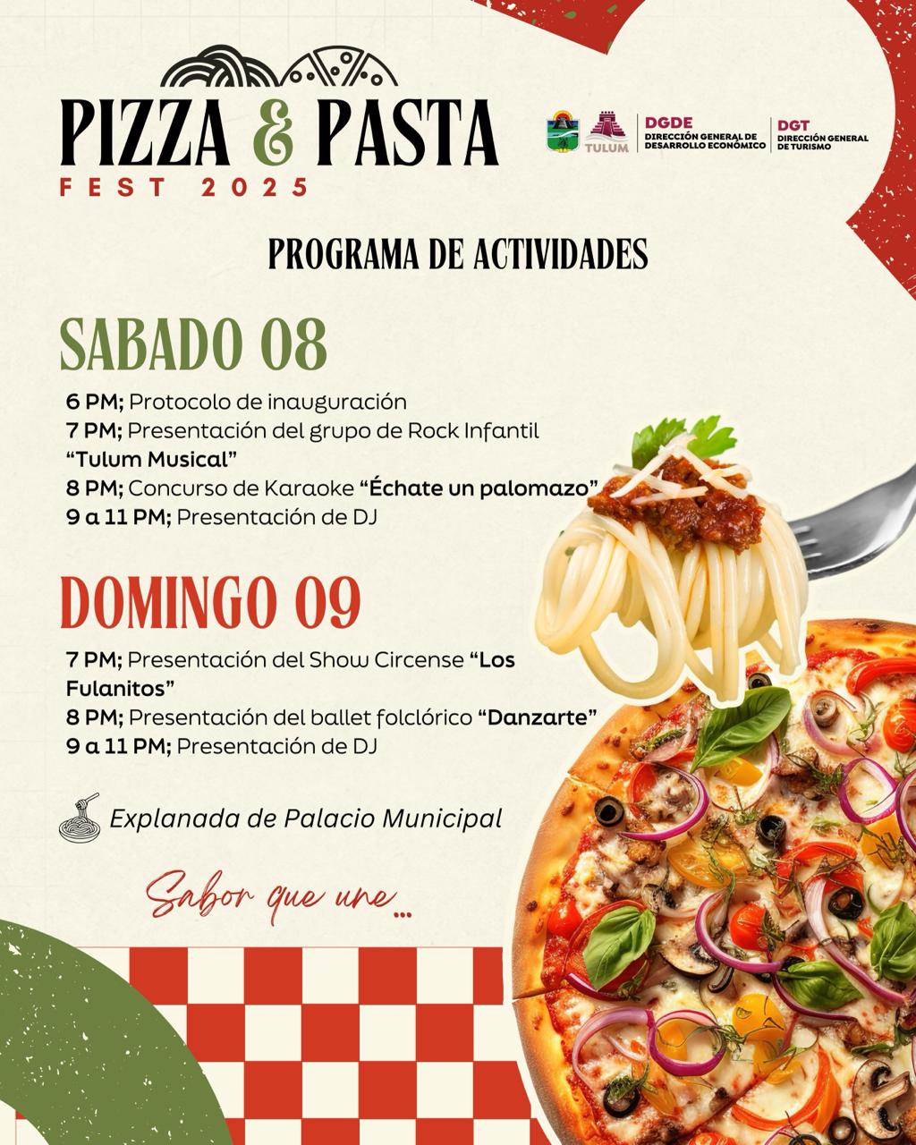 Pizza y Pasta 2025