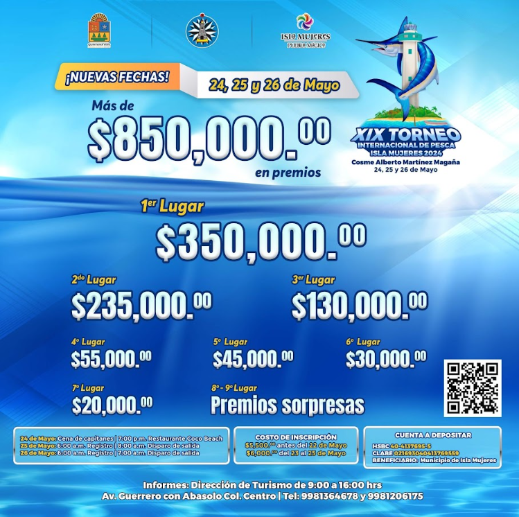 XIX Torneo Internacional de Pesca Isla Mujeres 
