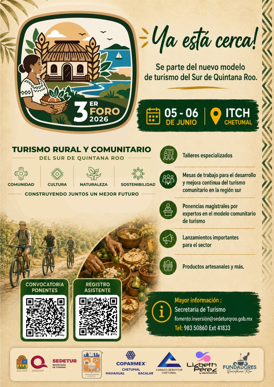 3er Foro 2026 TURISMO RURAL Y COMUNITARIO