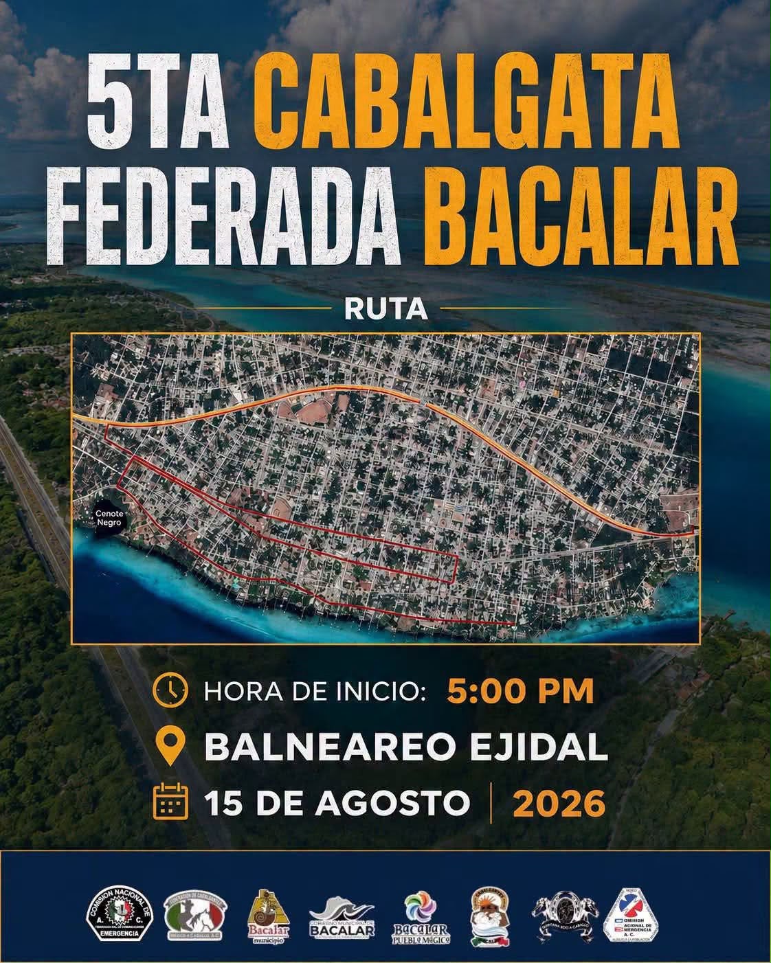 5ta.  Cabalgata Federada Bacalar.