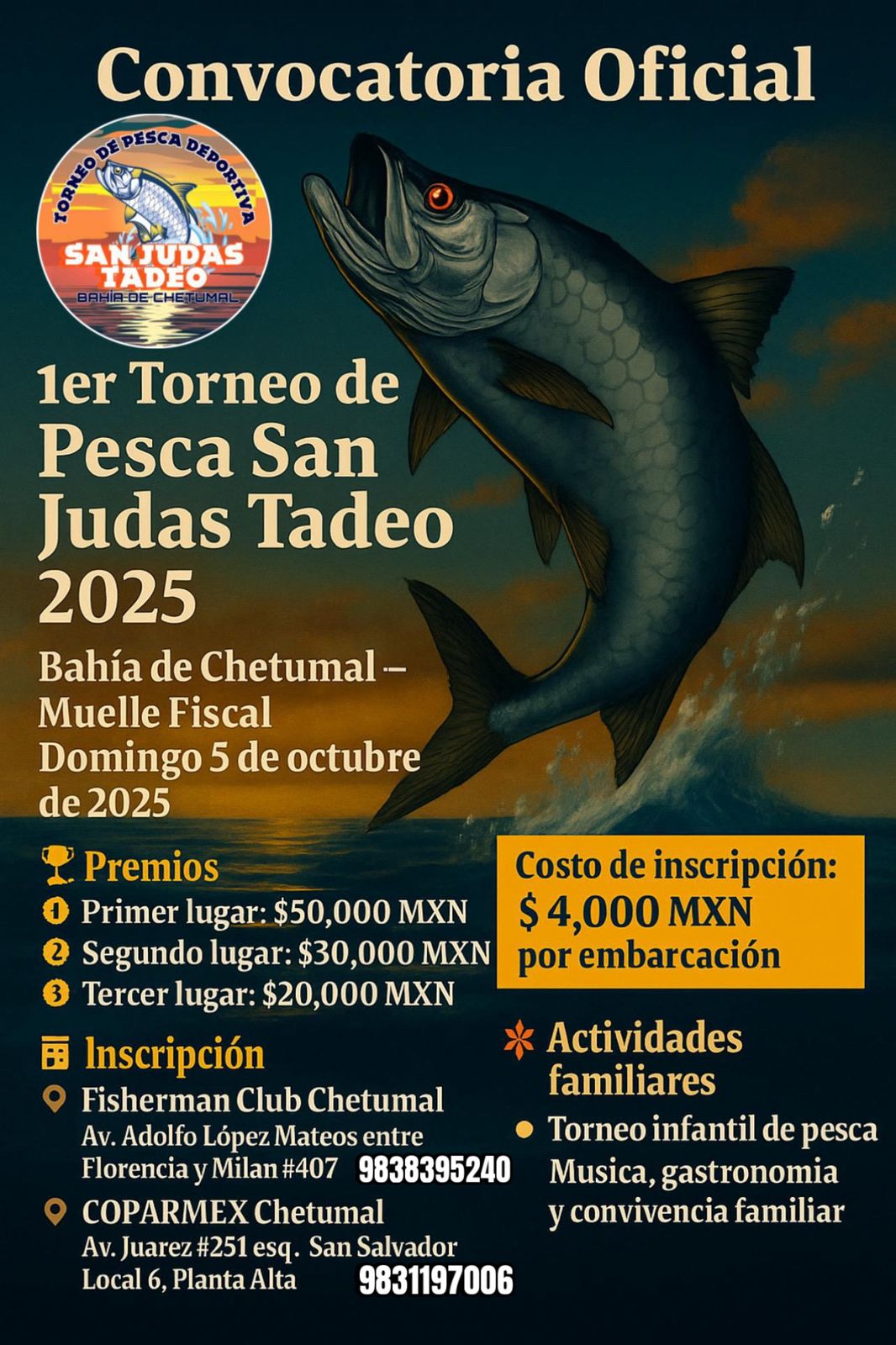 1er Torneo de Pesca San Judas Tadeo 2025 image