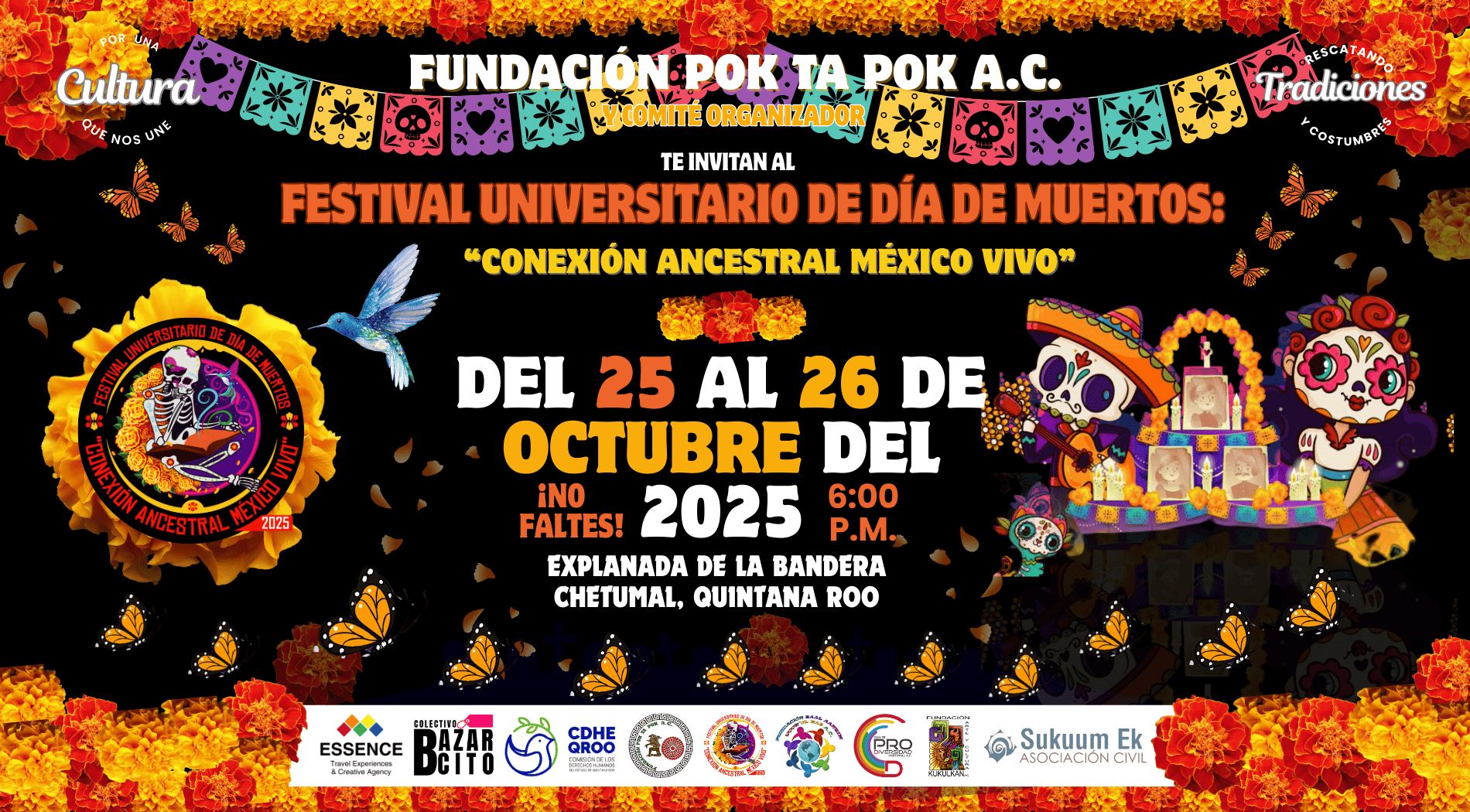 Festival Universitario de día de muerto.