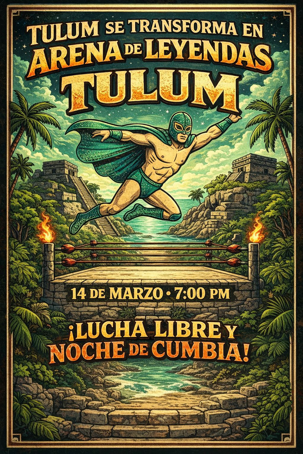 Lucha Libre y Noche de Cumbia