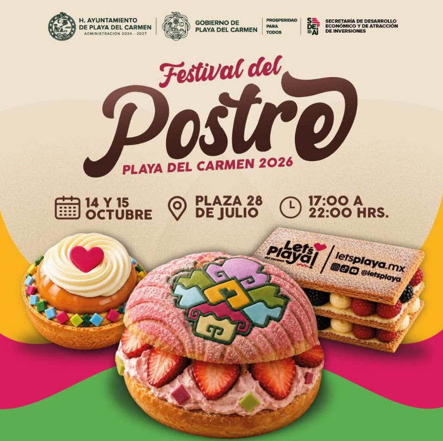 Festival del Postre Playa del Carmen 2026